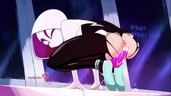 Spider gwen fucked reverse cowgirl 3D