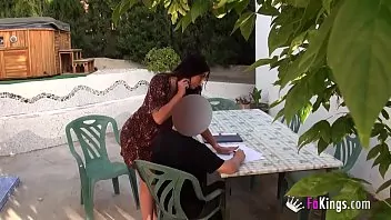 La profesora de inglés