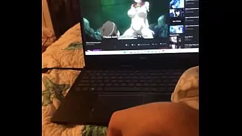 Yo masturbándome mientras veo hentai 4
