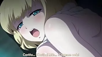 Rubia tetona hentai folla con su novio